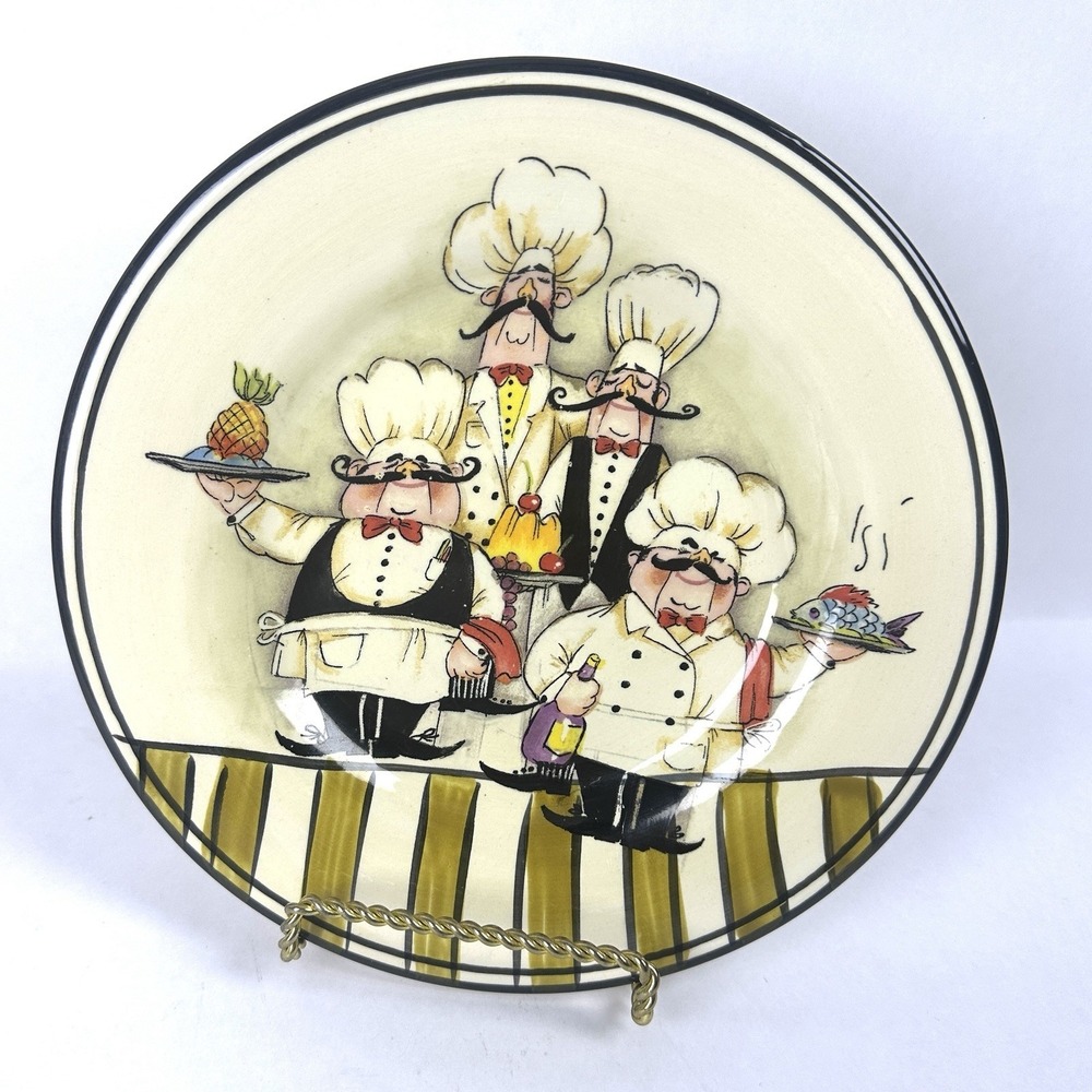 HD Designs Le Chef  Theme Salad Plates 8" Replacement 3 Available